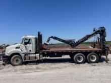 2013 MACK GU813 BOOM TRUCK VN:M019677 powered by Mack MP7 diesel engine, 405hp, equipped with