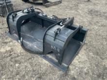 NEW 72IN. GRAPPLE BUCKET SKID STEER ATTACHMENT