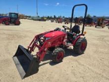 NEW TYM T254 TRACTOR LOADER 4x4, powered by Yanmar diesel engine, 25hp, equipped with ROPS,