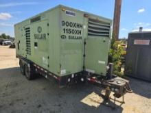 2014 SULLAIR 900-1150FXH AIR COMPRESSOR SN:201412190027 powered by diesel engine, equipped with