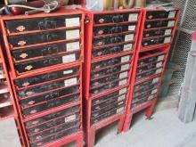 SUPPORT EQUIPMENT SUPPORT EQUIPMENT QTY OF WURTH DRAWER CABINETS WITH CONTENTS