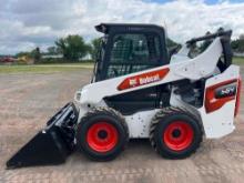 2020 BOBCAT S64 SKID STEER SN:B4SC11005 powered by diesel engine, 60hp, equipped with EROPS, air,