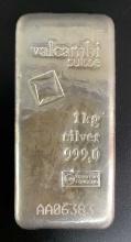 1 Kilo Silver Bar Valcambi Suisse