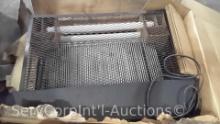 Lot on Shelf of Air King OA10VD Vertical Outlet Damper, Gas Heater