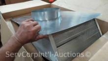 Lot on Pallet of Broan K260D48SS 48" Stainless Range Hood, Venmar CEB1200 Exterior Blower