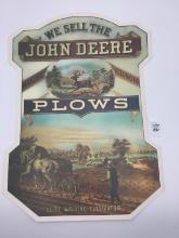 Dbl Sided LItho Adv. Cardboard-We Sell The John