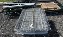 Industrial Metal Shelving Unit on (3) Pallets