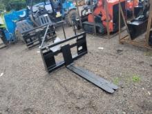 2024 UNUSED MOWER KING TO FIT FORKLIFT, 4 X 1.4 X 50 SA SKID STEER FORKS, S