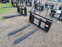 2024 UNUSED MOWER KING TO FIT FORKLIFT, 4 X 1.4 X 50 SKID STEER FORKS, S:SA