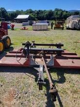 10' HEAVY DUTY AG EQUIPMENT USA BRAND DOUBLE WHEEL ROTARY CUTTER, WORKS PUL