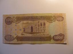 Foreign Currency: Iraq 1,000 Dinars