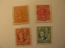 4 China Unused  Stamp(s)