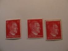 3 Nazi Germany Unused  Stamp(s)