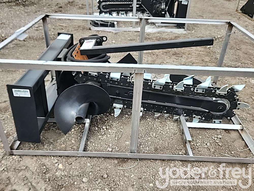 Unused JCT Trencher to suit Skidsteer