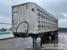 2002 Benson 34' x 96" Full Frame End Dump Trailer, 3 Fixed Axles, 2 Sets Landing Gear, Kentucky Titl