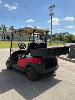 CLUB CAR PRECEDENT GOLF CART, ELECTRIC, UTILITY BED ON BACK, RUNS & DRIVES, CLUBCAR POWER DRIVE 3...