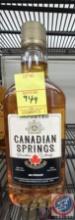 (2) Canadian Springs blended whisky (times the money)