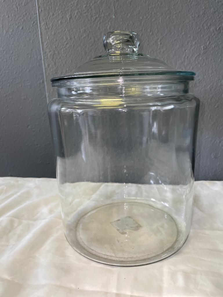 Large Glass Cookie Jar