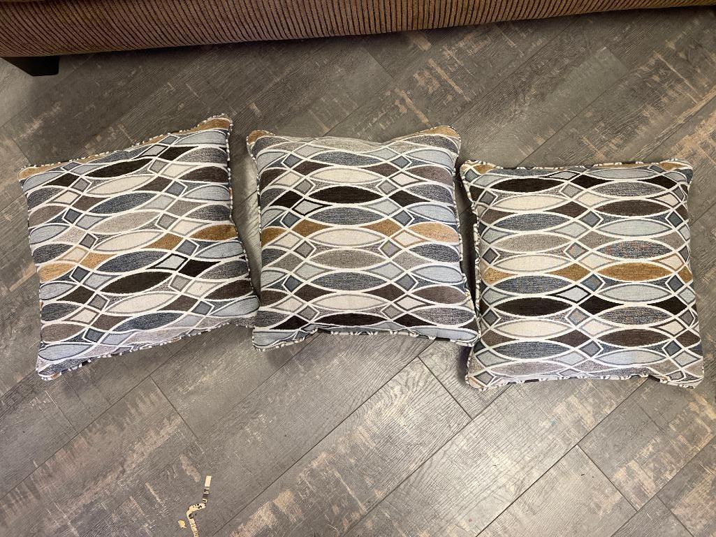 Three Decorative Pillows