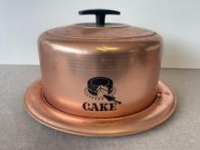 Vintage West End Aluminum Cake Safe