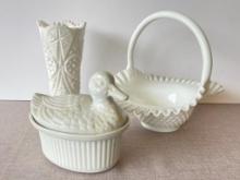 Group of Milk Glass