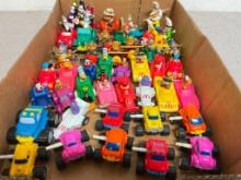 Lot of McDonald's Happy Meal Toy Vehicles