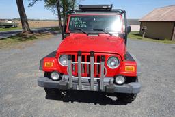 #9601 2004 JEEP WRANGLER 4 WD HARDTOP 131250 MILES V6 5 SP MANUAL CRUISE CL