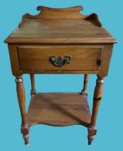 Vintage Pine Nightstand, Dovetail