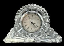 Vintage Miniature Waterford Crystal Mantle Clock