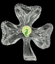 Waterford Crystal 3 Leaf Clover Shamrock
