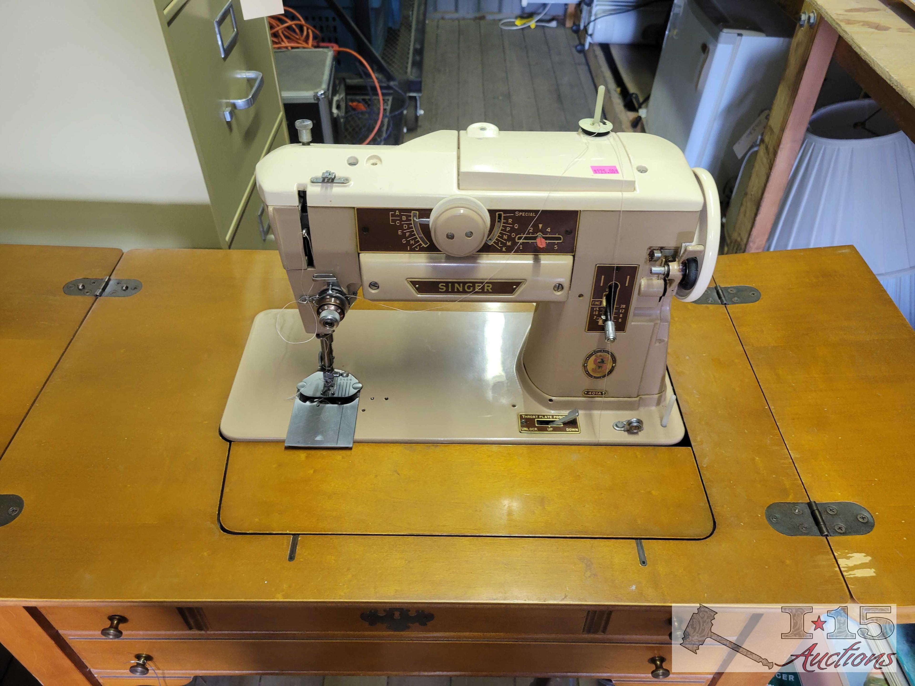 Singer Foldout Sewing Table