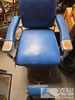 Antique Emil J. Paidar Company Barber Chair