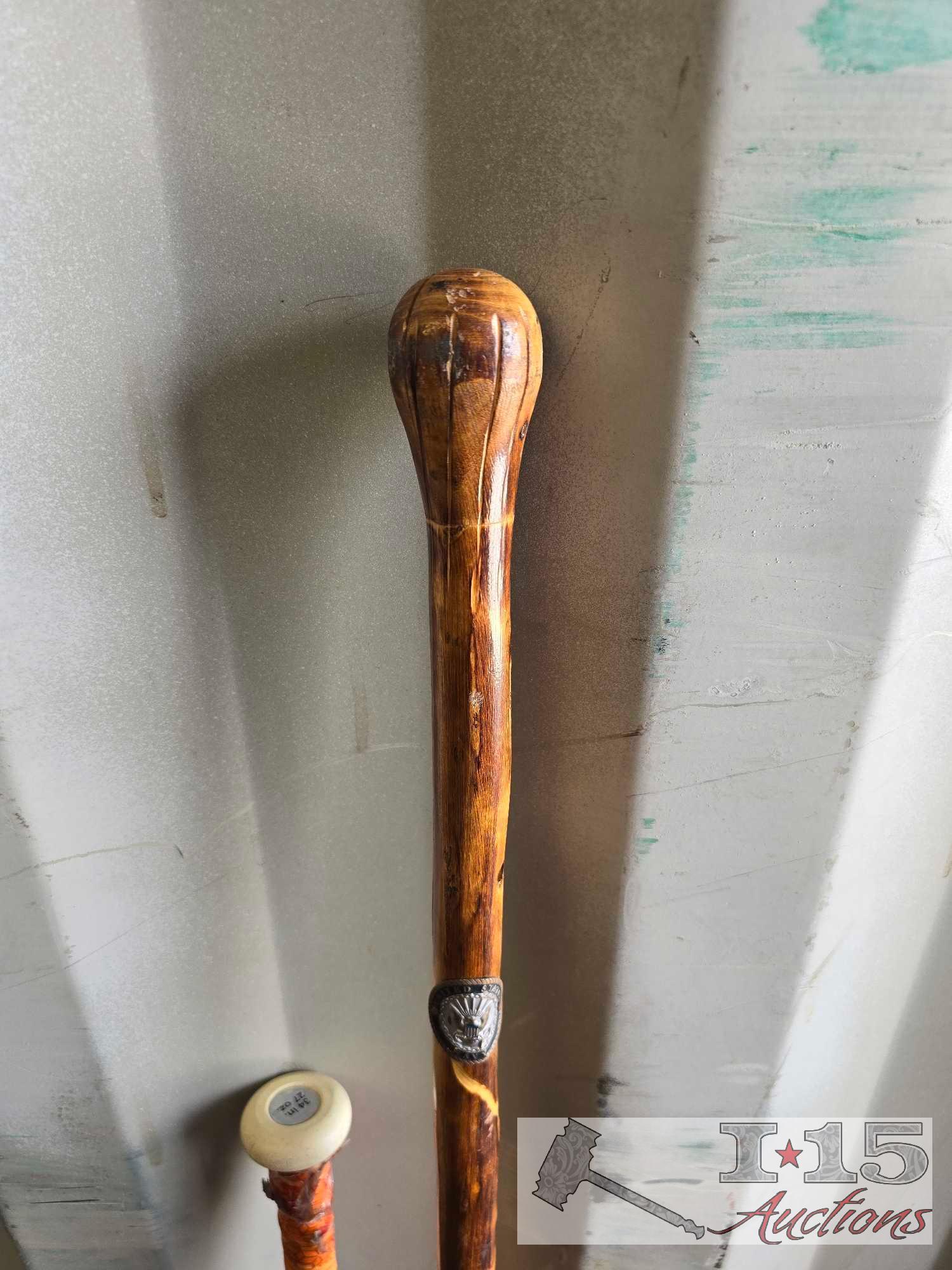 Portent G3 ASA Baseball Bat, Wooden Walking Stick