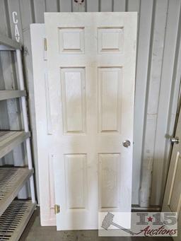 (4) Doors with Hinges and Knobs