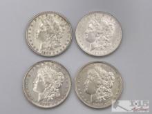 (4) 1878-1900 Morgan Silver Dollars