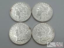 (4) 1880-1885 Morgan Silver Dollars