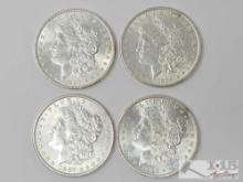 (4) 1886-1890 Morgan Silver Dollars