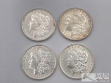 (4) 1886-1900 Morgan Silver Dollars