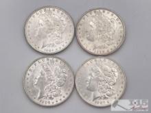 (4) 1886-1898 Morgan Silver Dollars