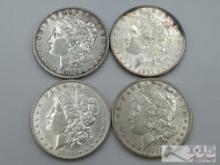 (4) 1886-1899 Morgan Silver Dollars