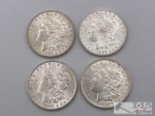 (4) 1887-1921 Morgan Silver Dollars