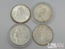 (4) 1887-1904 Morgan Silver Dollars