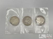 (3) Commemorative Half Dollar Coins