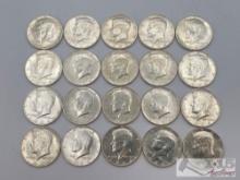 (20) 1964 Kennedy Half Dollars