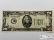 1934 $20 U.S. Bank Note
