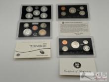 (3) U.S. Mint Silver Proof Sets