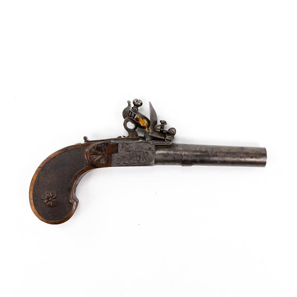 Belgian Flintlock .50cal Pocket Pistol (C) nsn