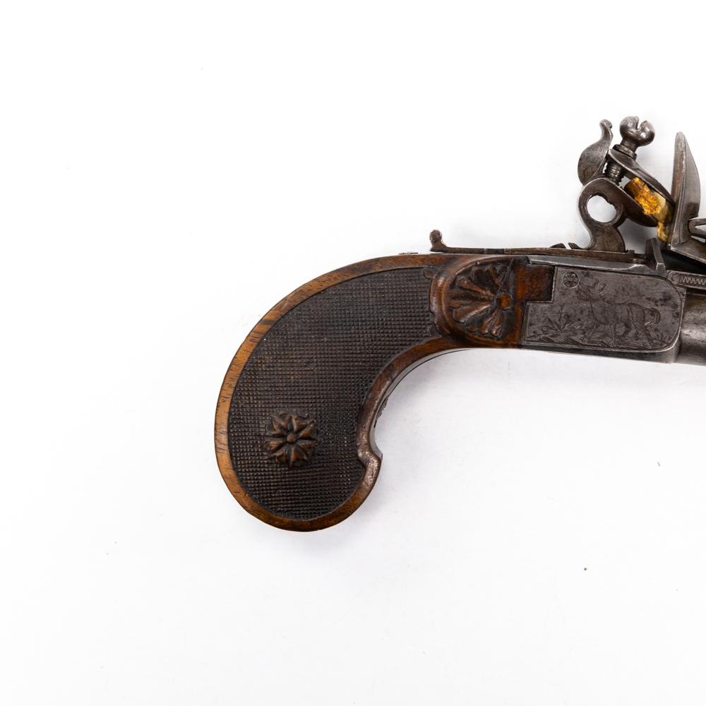 Belgian Flintlock .50cal Pocket Pistol (C) nsn