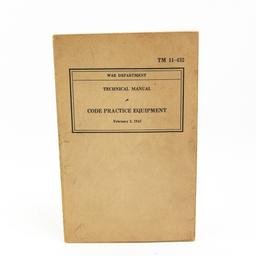 WWII US Radio Operator TM FM Manual Lot (12)
