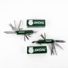 2 Skoal Tobacco Advertising Knives